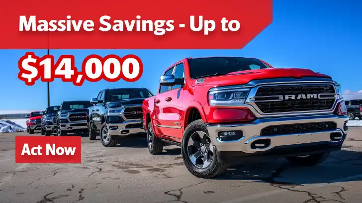 Big savings on new Dodge Ram